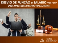 DESVIO DE FUN&Ccedil;&Atilde;O e SAL&Aacute;RIO &ldquo;POR FORA&rdquo;